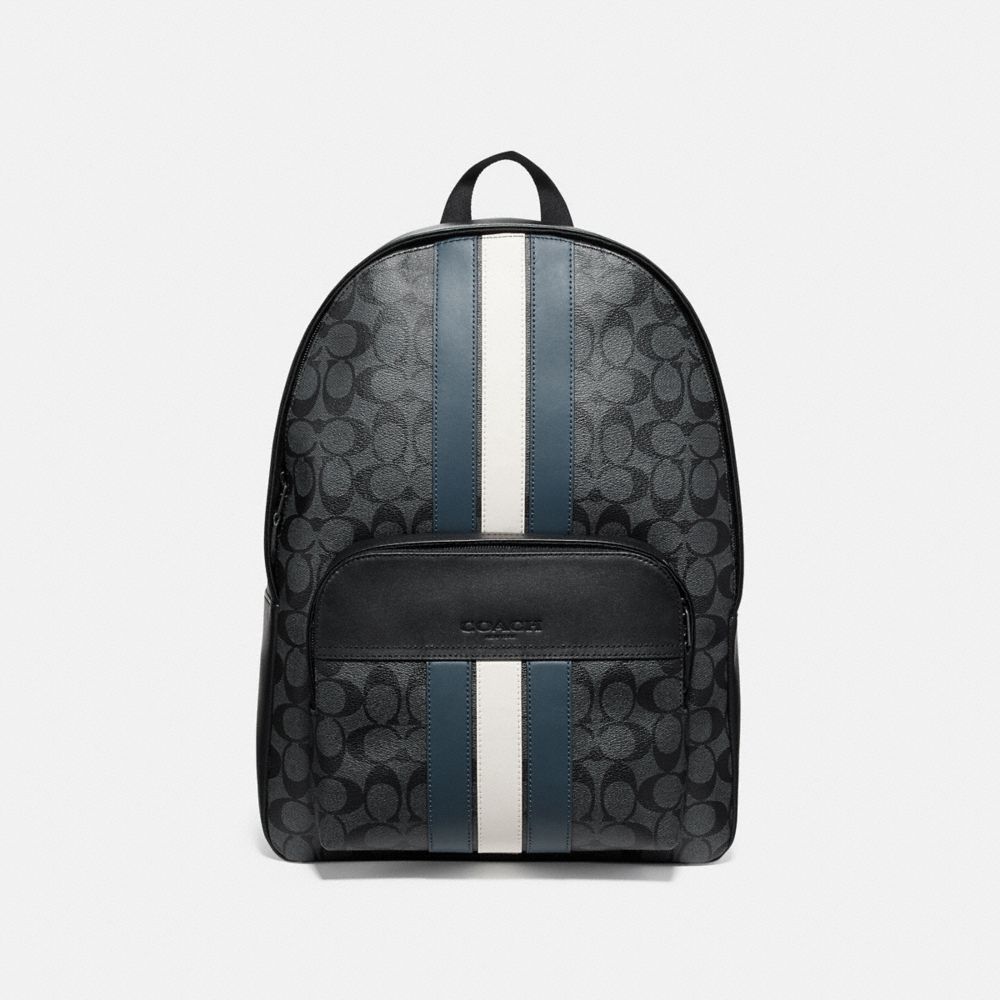 coach varsity stripe backpack