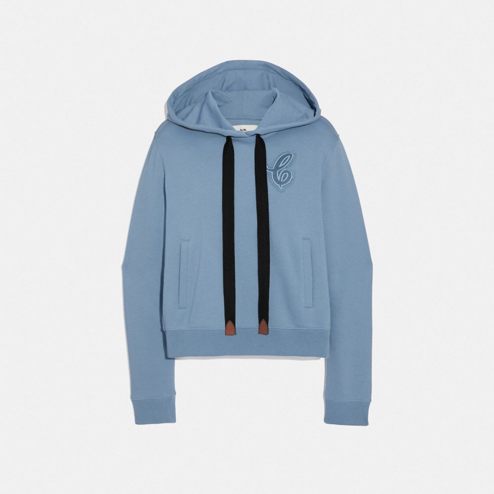 COACH Cropped Signature Hoodie