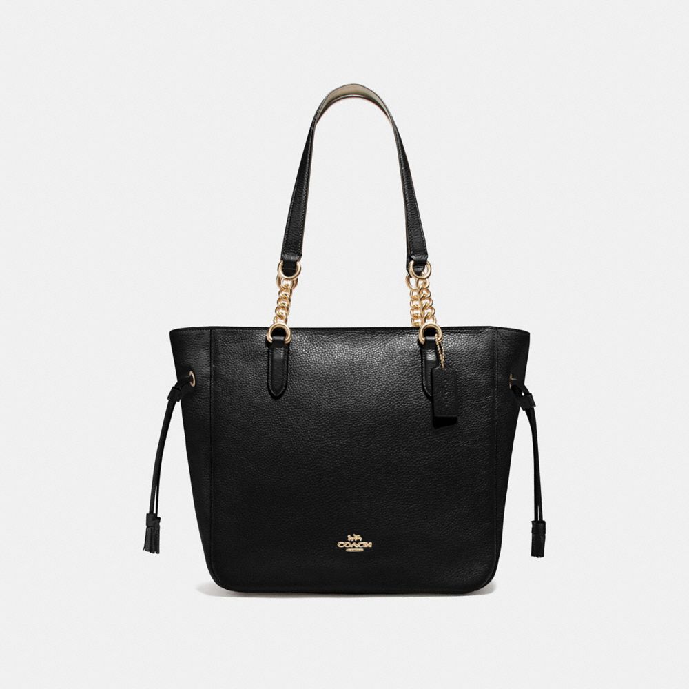 elle chain tote coach