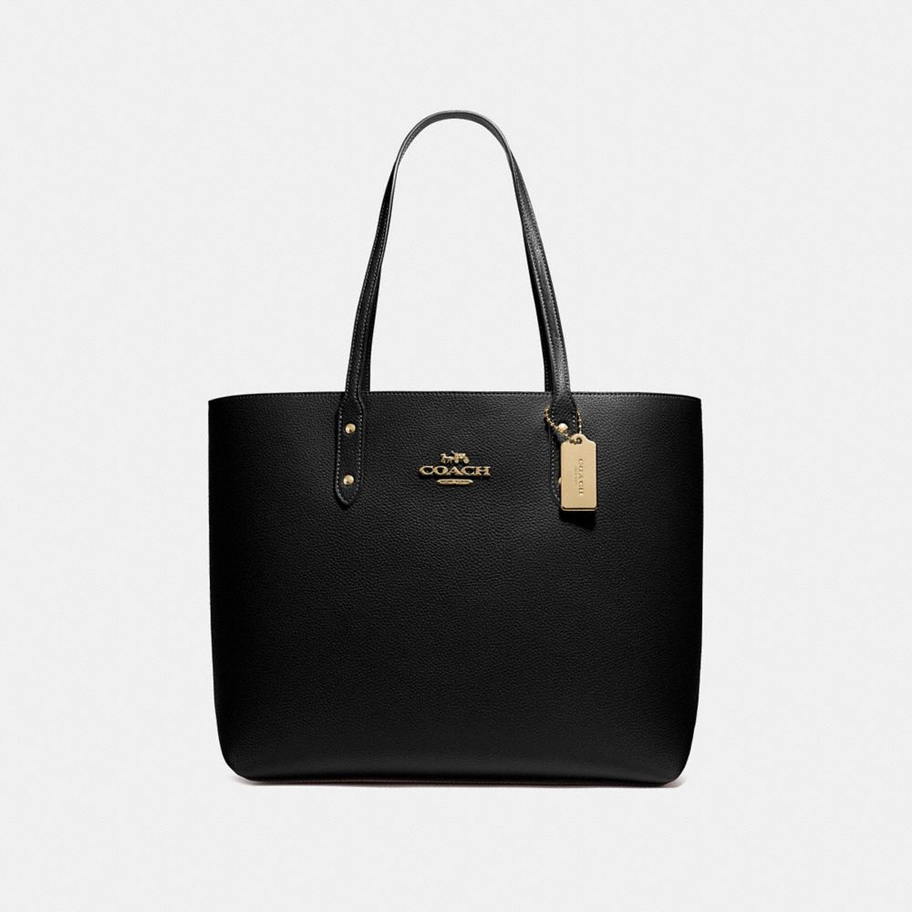 coach black tote