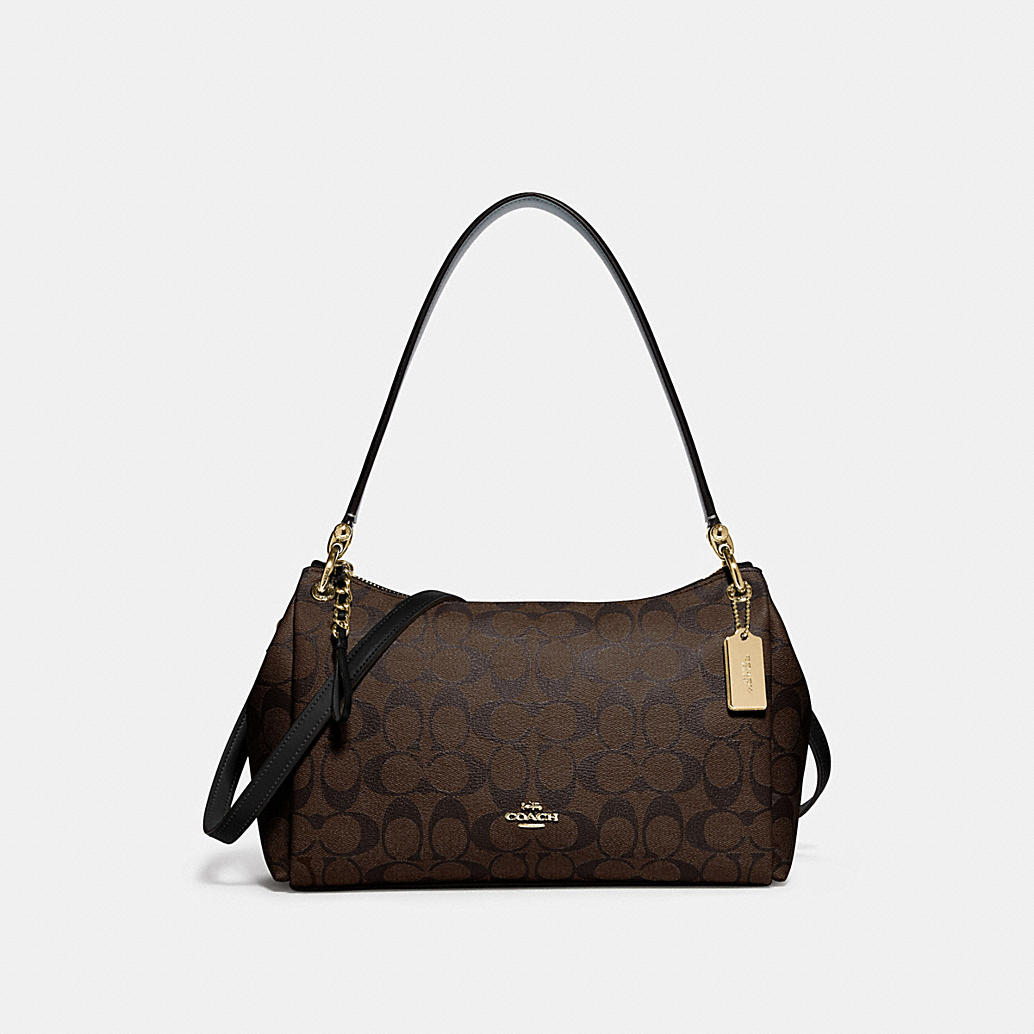 COACH® Outlet | SMALL MIA SHOULDER BAG IN SIGNATURE CANVAS