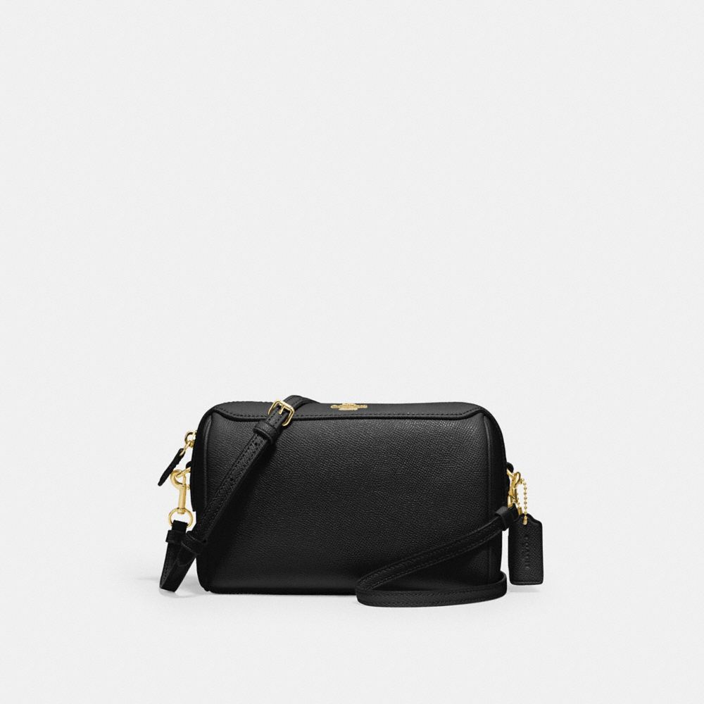 black and gold crossbody