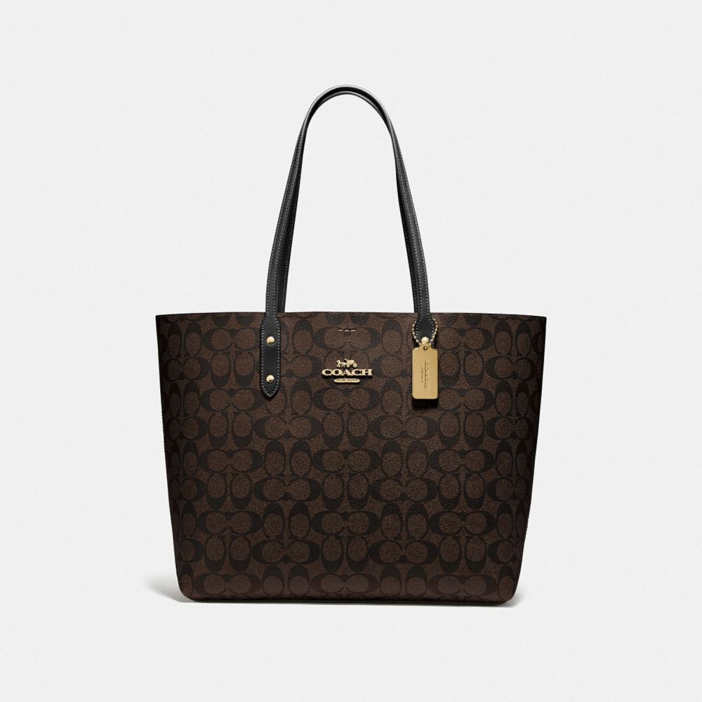 coach signature tote