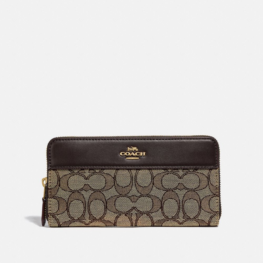 coach wallet long