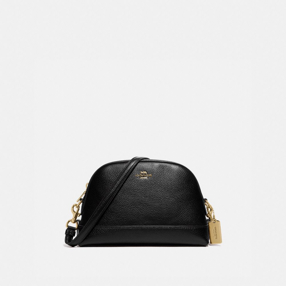 black dome crossbody bag