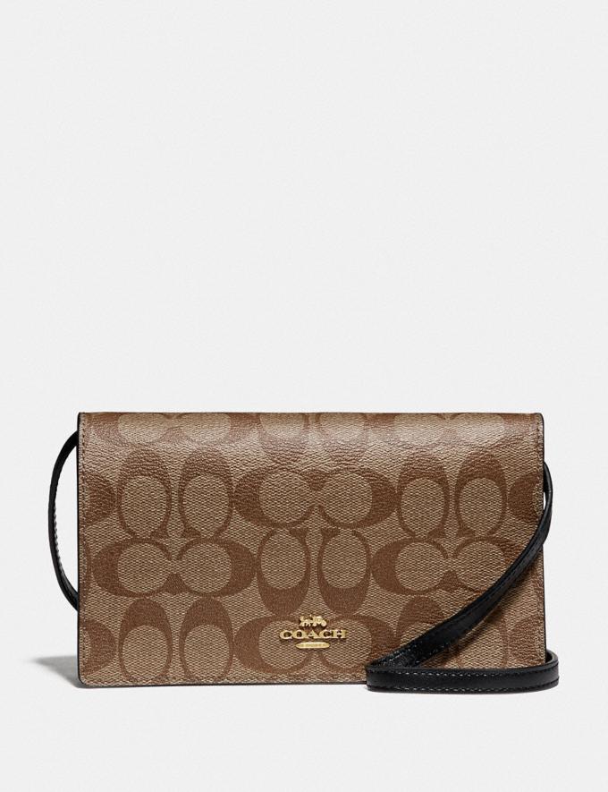 COACH Outlet | Hayden Foldover Crossbody Clutch In Signature Canvas