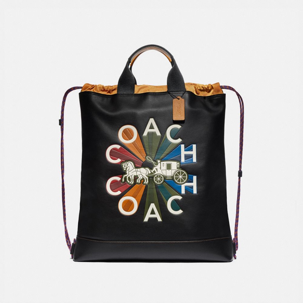 coach drawstring backpack