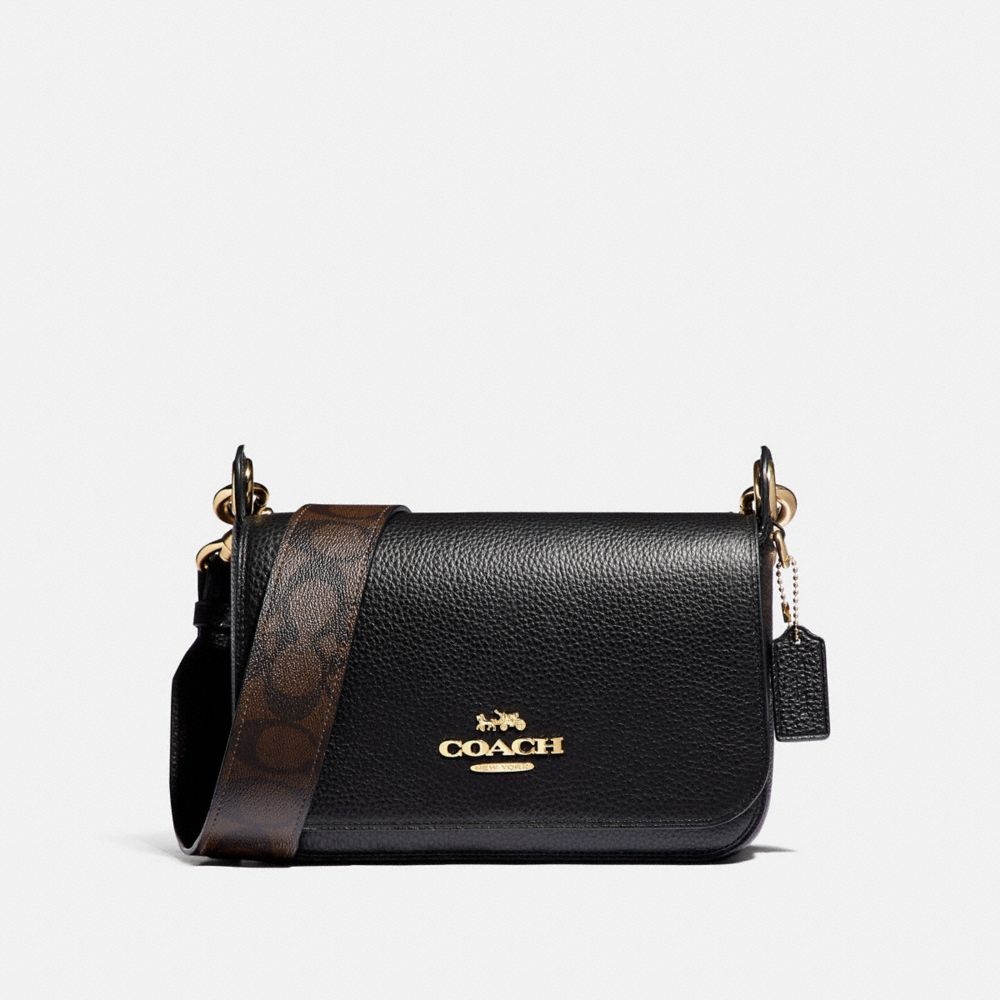 coach black messenger bag