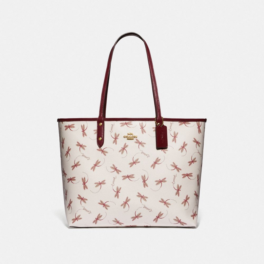 reversible coach tote bag