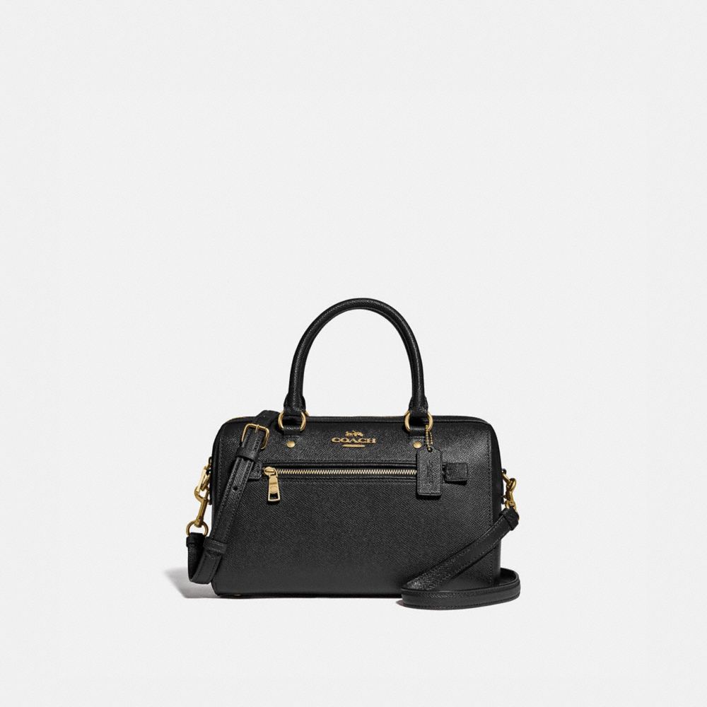 coach black satchel