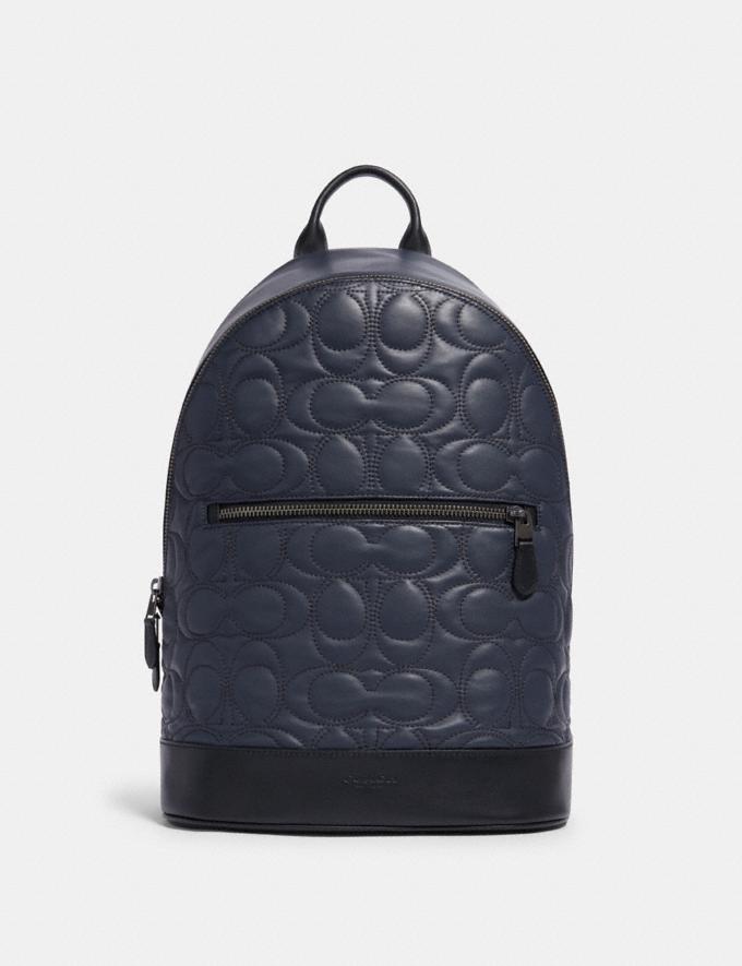 WEST SLIM BACKPACK WITH SIGNATURE QUILTING