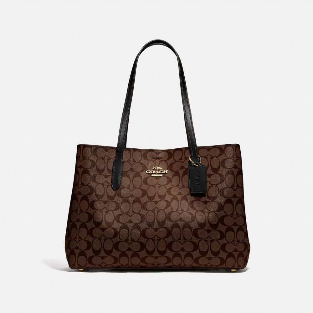 coach avenue tote size