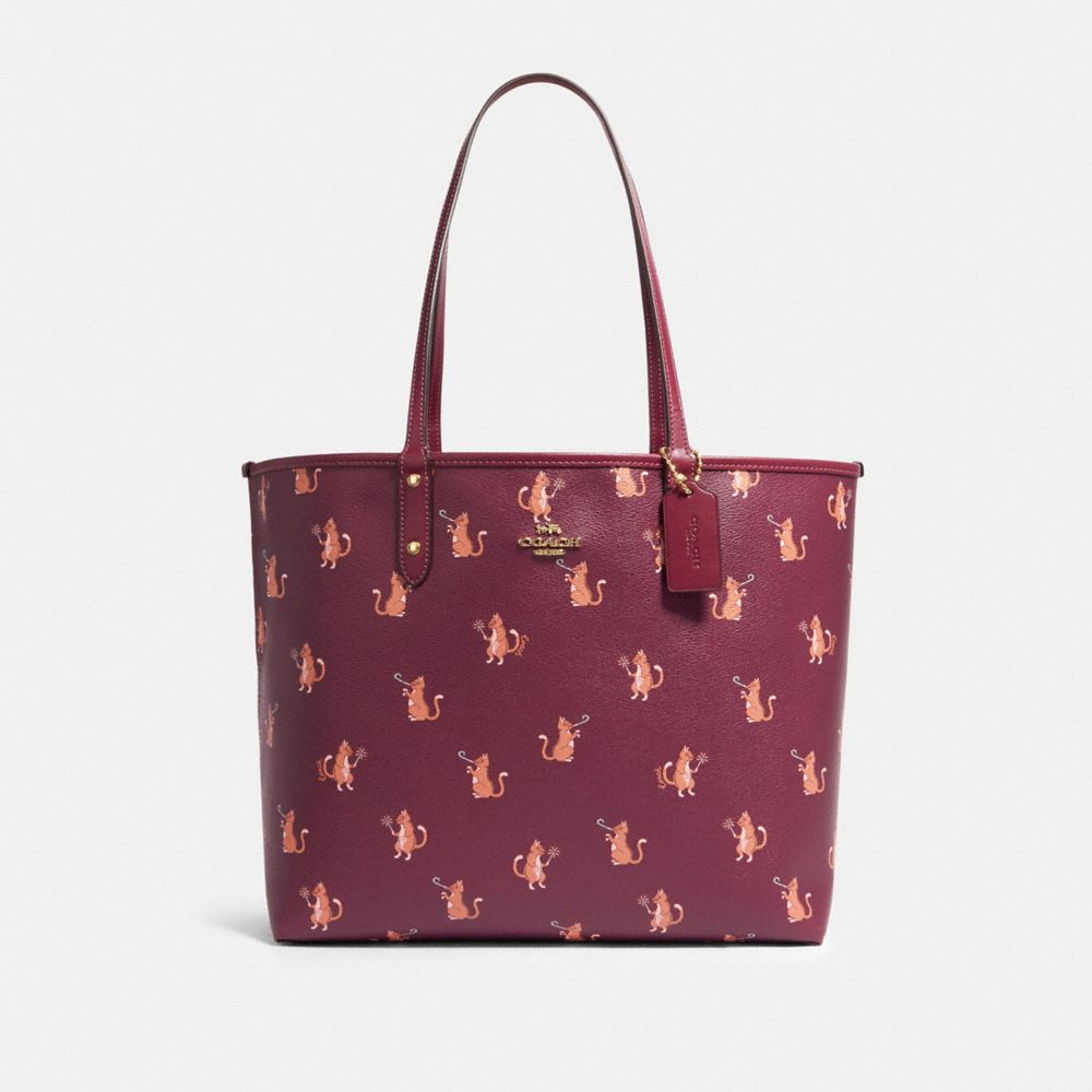 coach reversible city tote