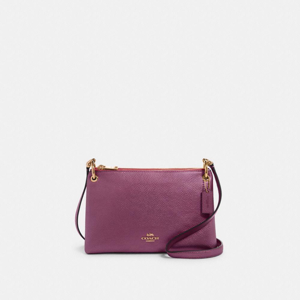 coach metallic crossbody