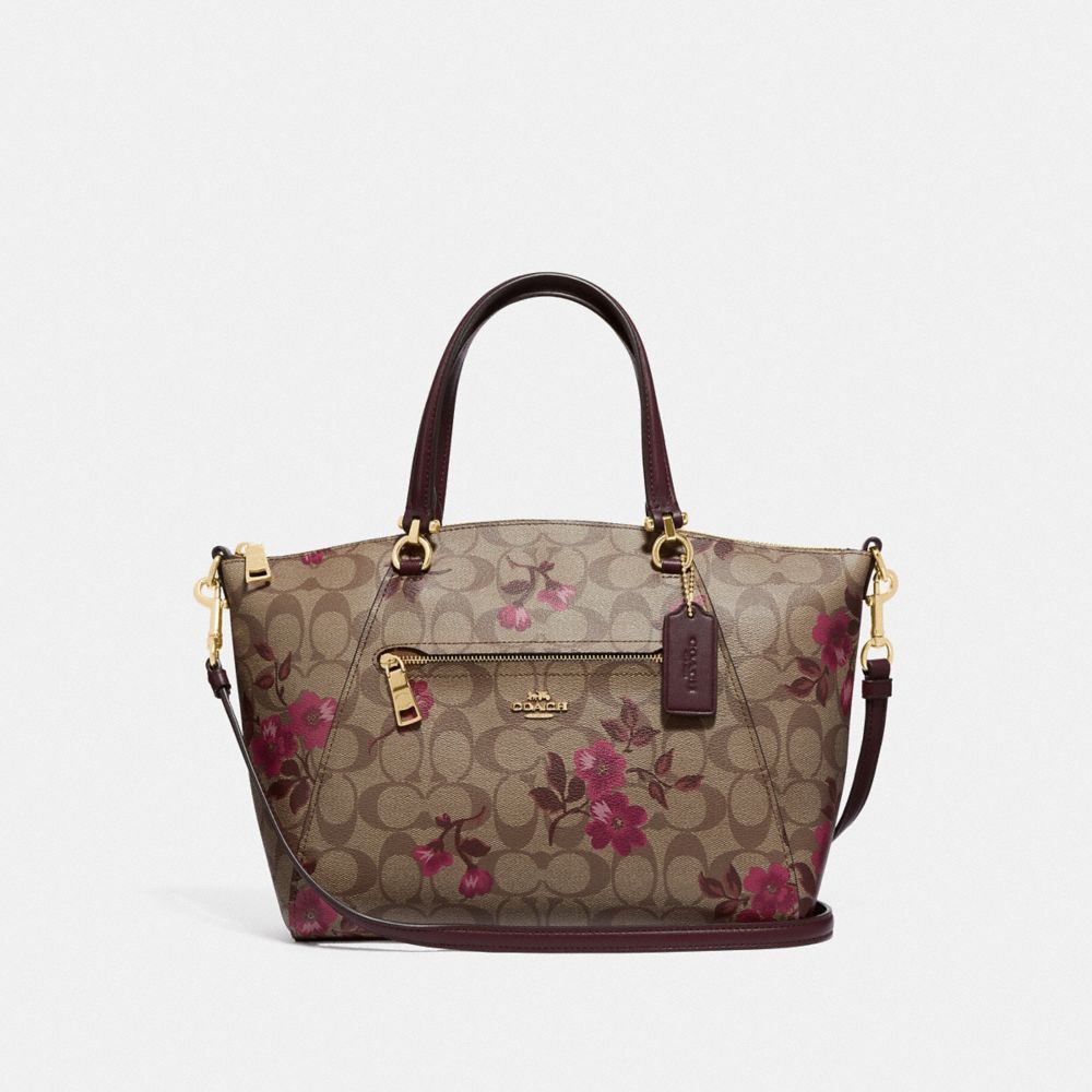 coach prairie satchel floral