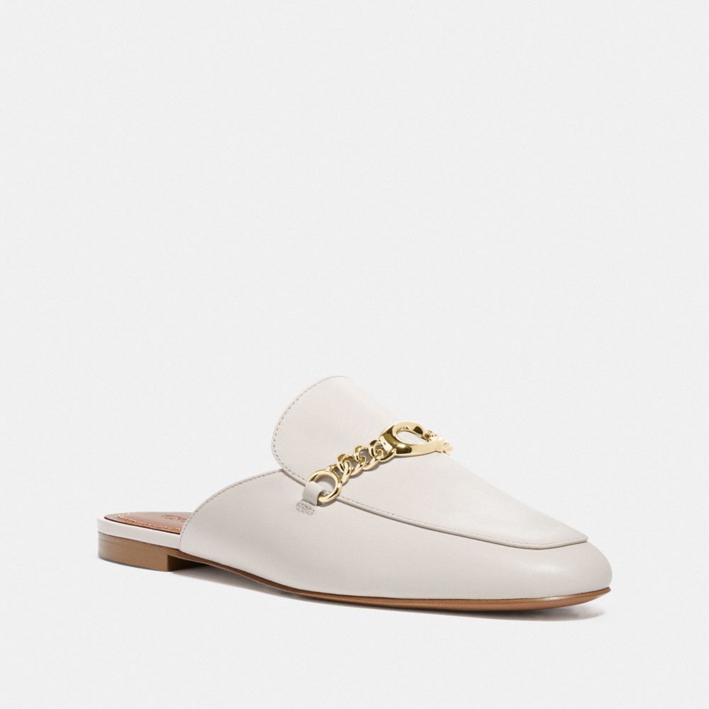 coach blue flats