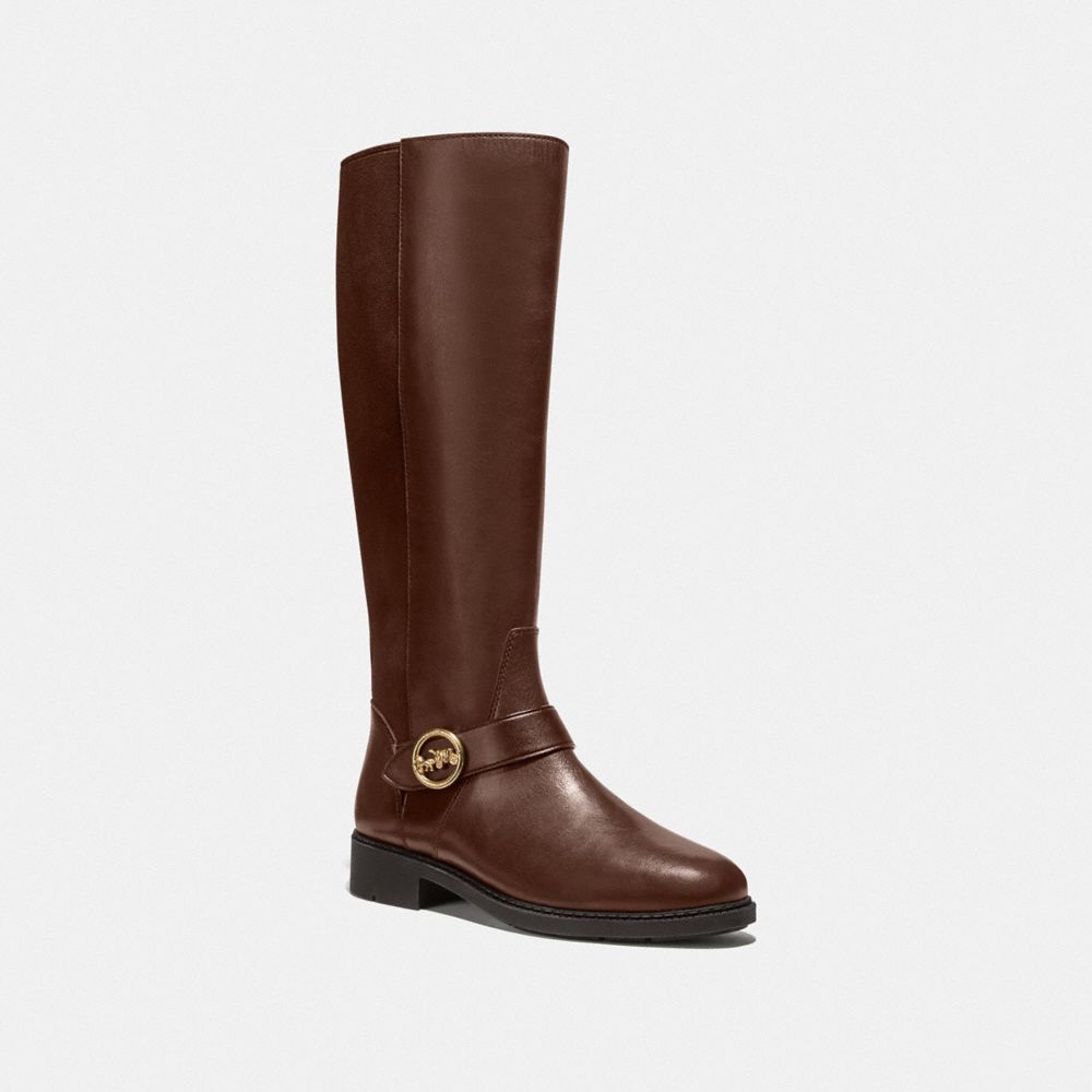 coach leather riding boots