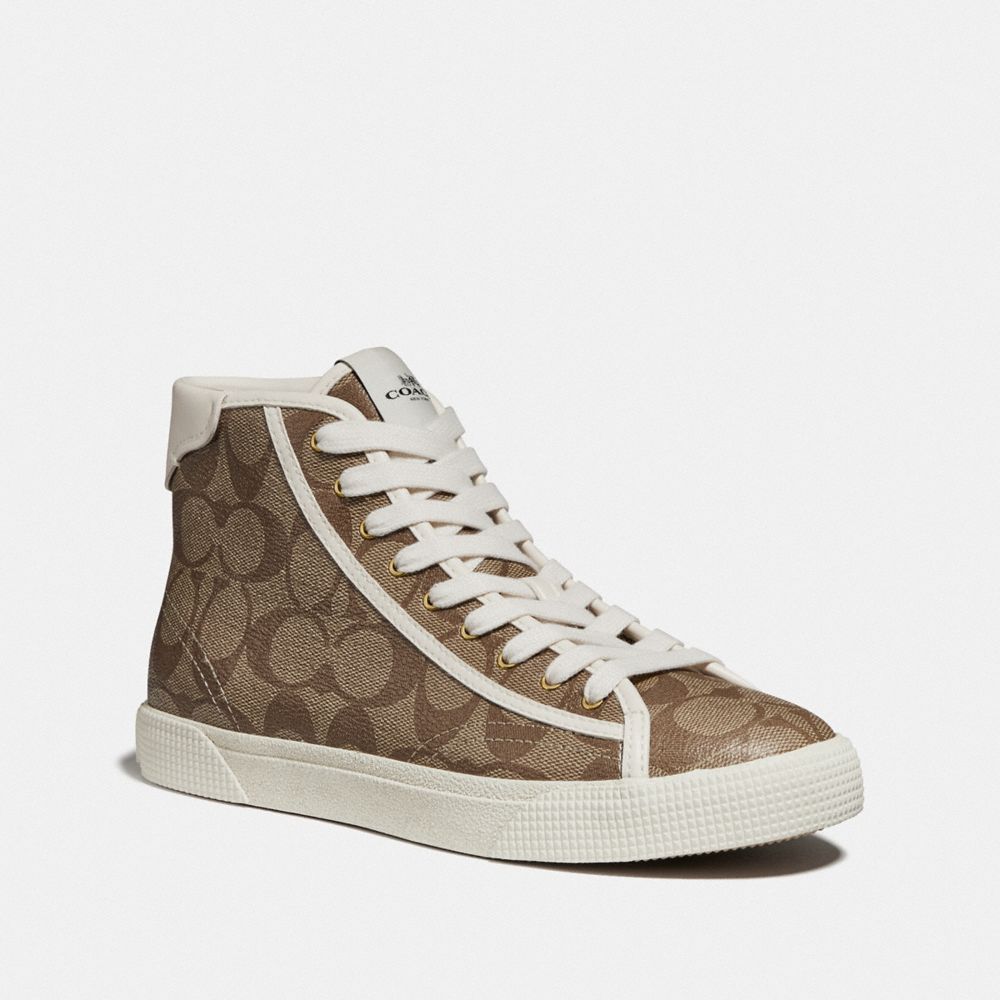 coach men's high top sneakers