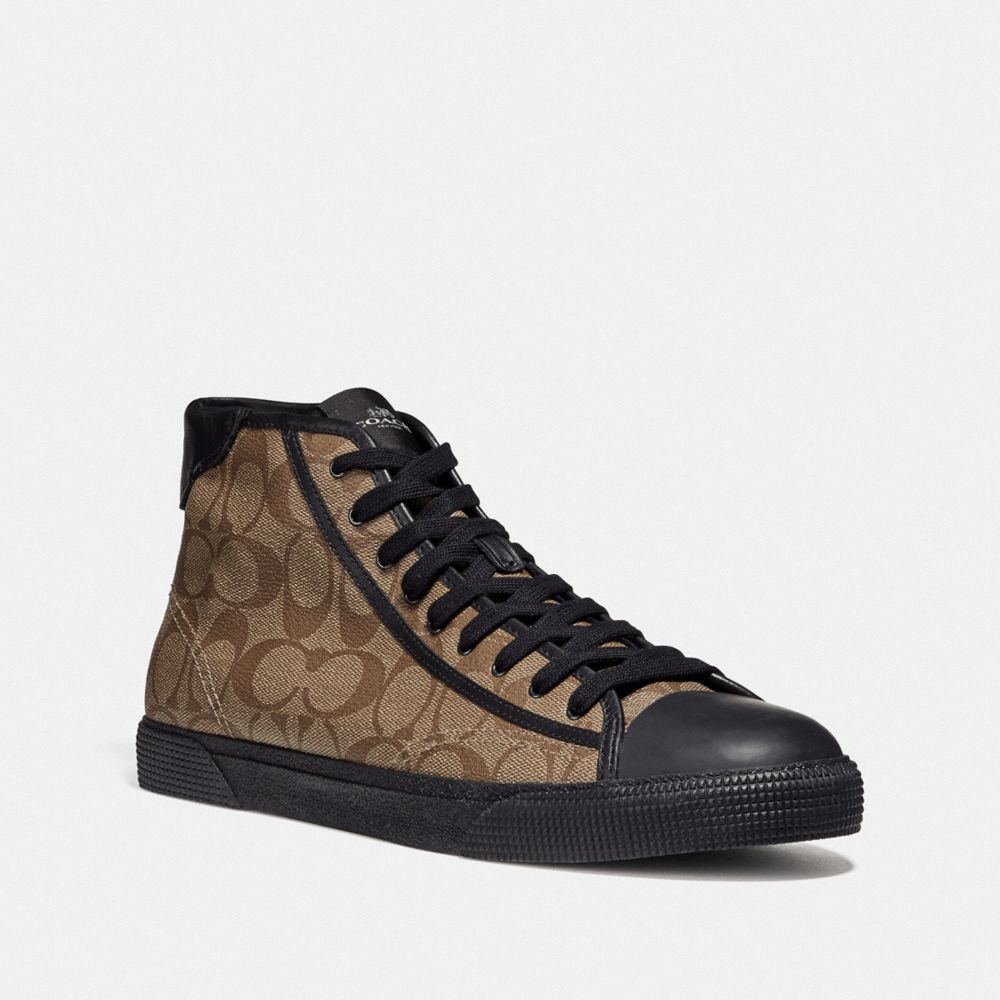 coach high top sneakers