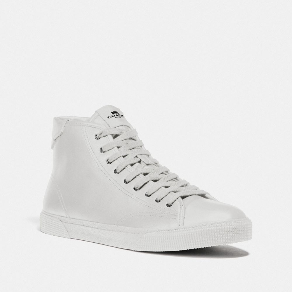 coach black high top sneakers