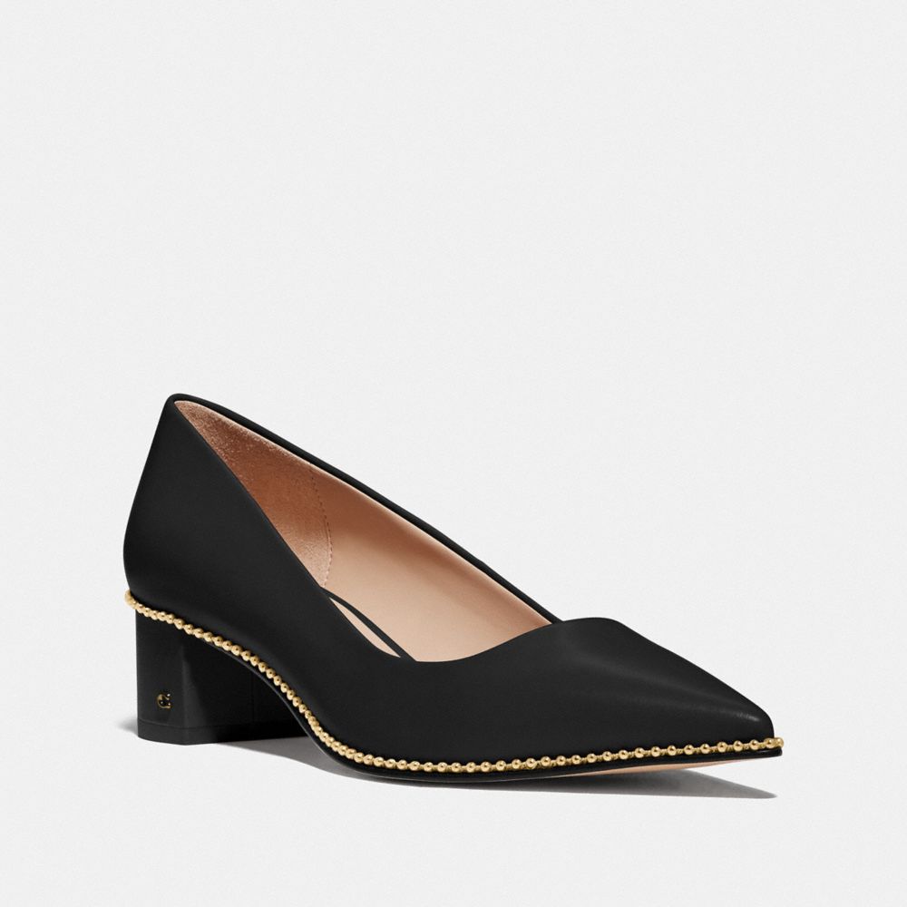 coach pumps with studs