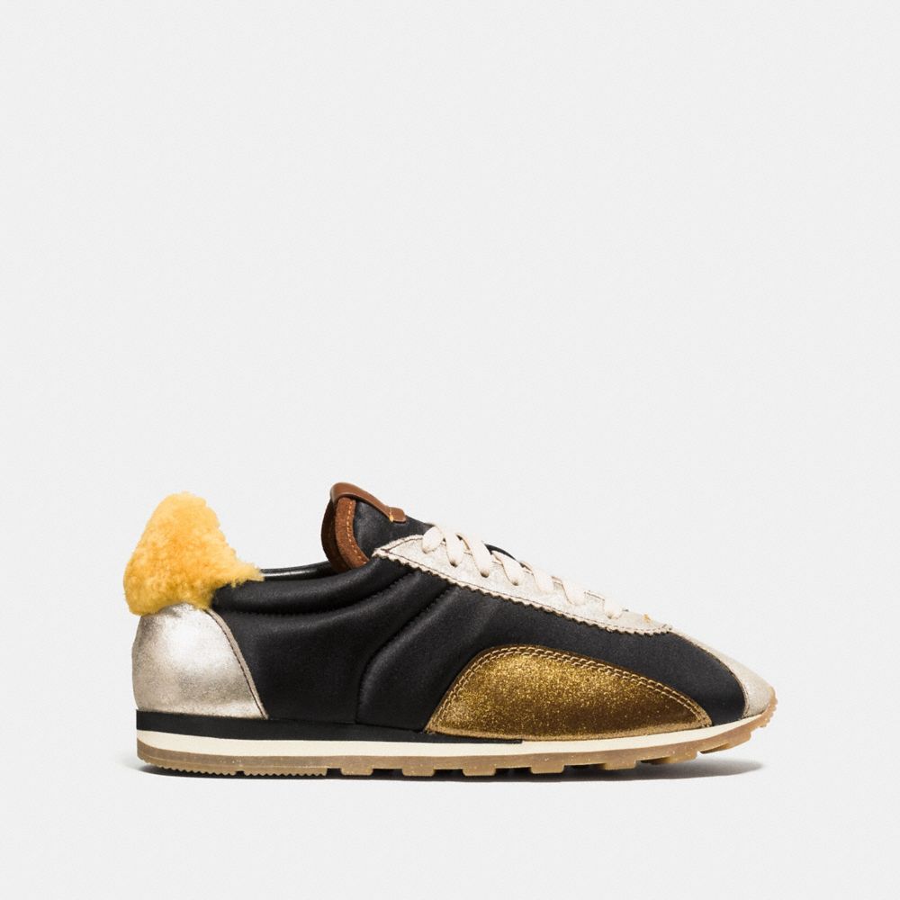 coach shearling sneakers