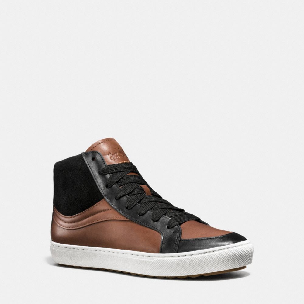 coach men's sneakers black