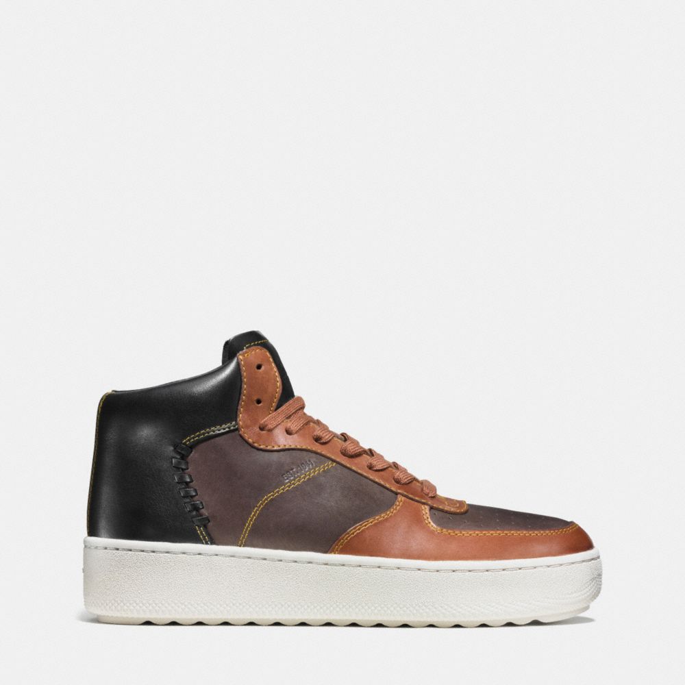 coach black high top sneakers