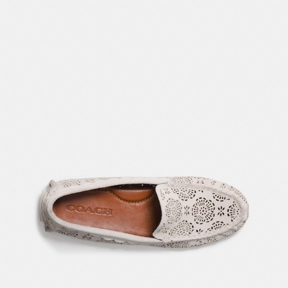 coach crosby driver flats