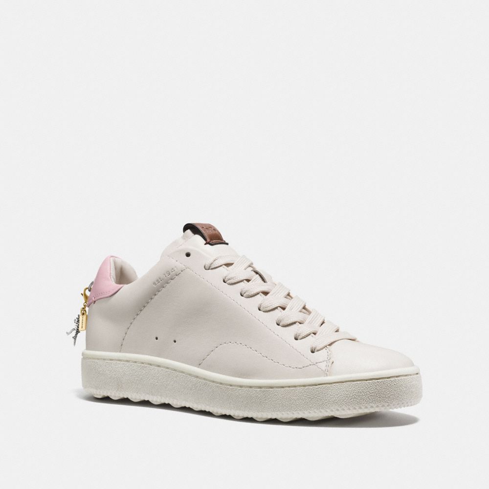 coach c101 low top sneaker pink