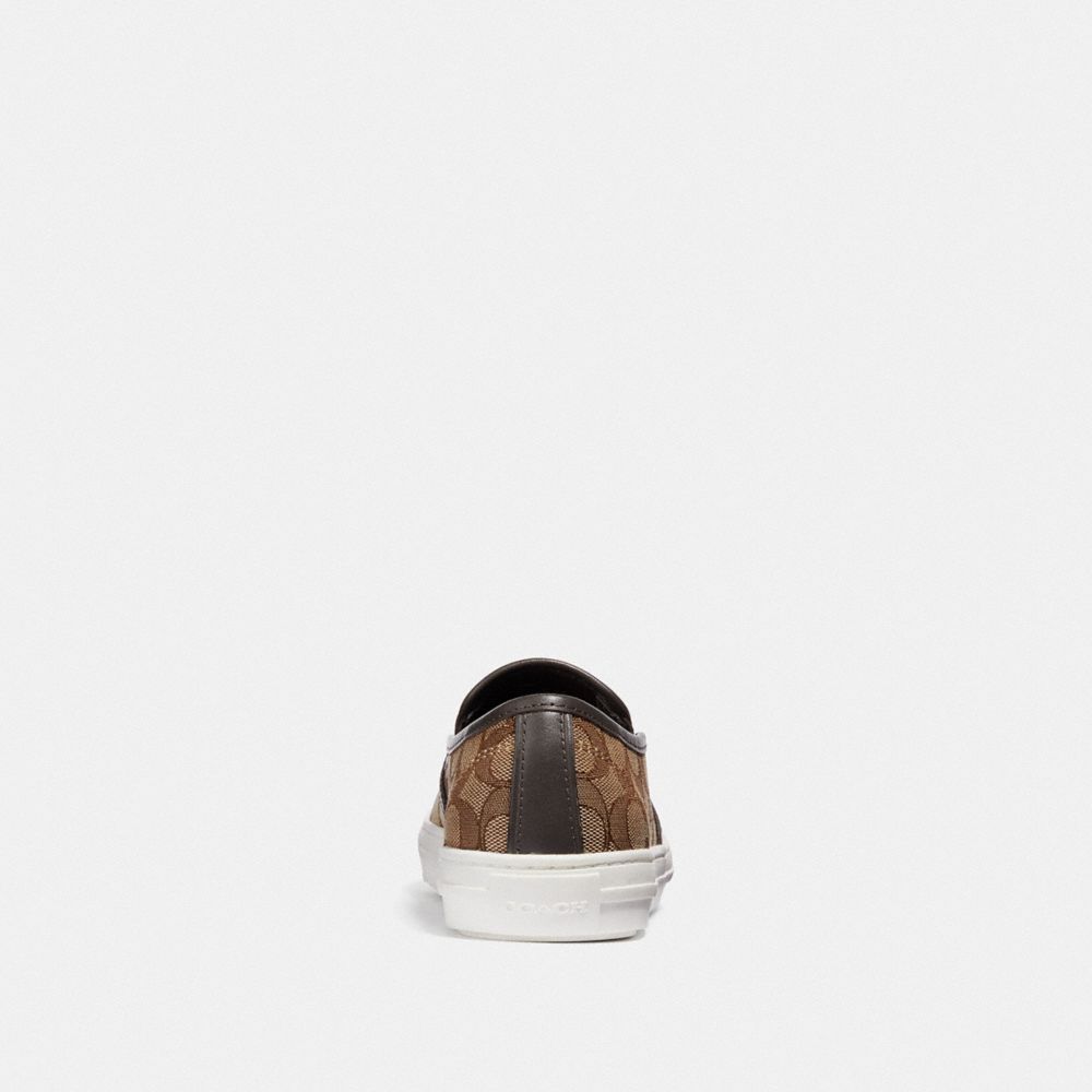 coach signature slip on sneakers