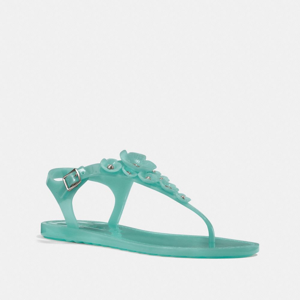 coach jelly flip flops