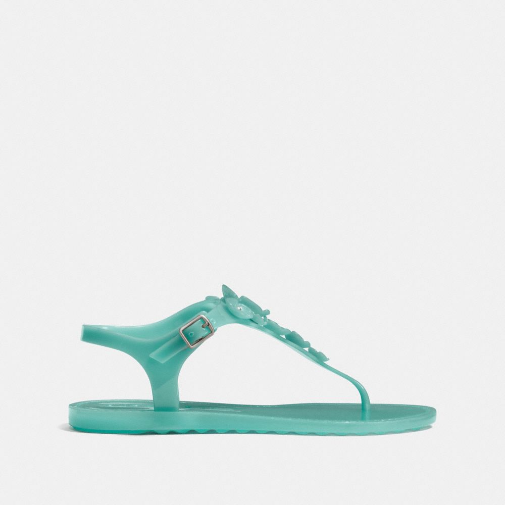 coach jelly flip flops