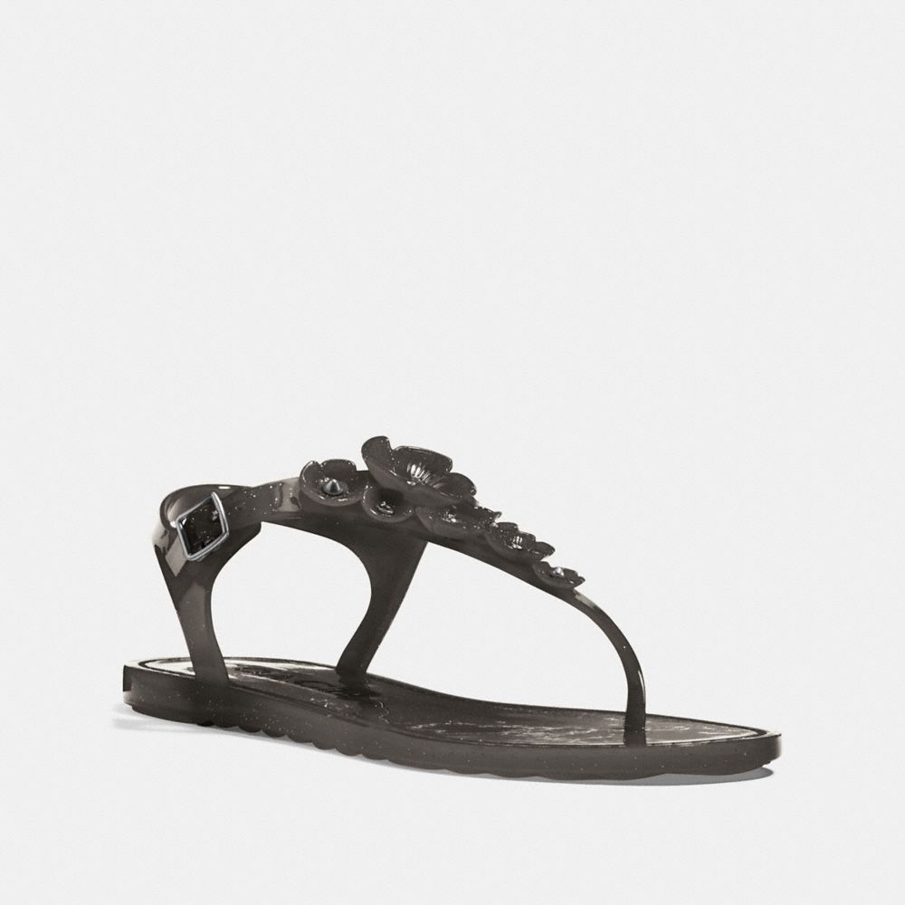 clear strap sandals