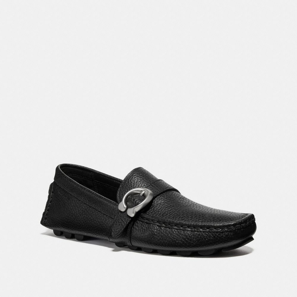 coach signature buckle loafer