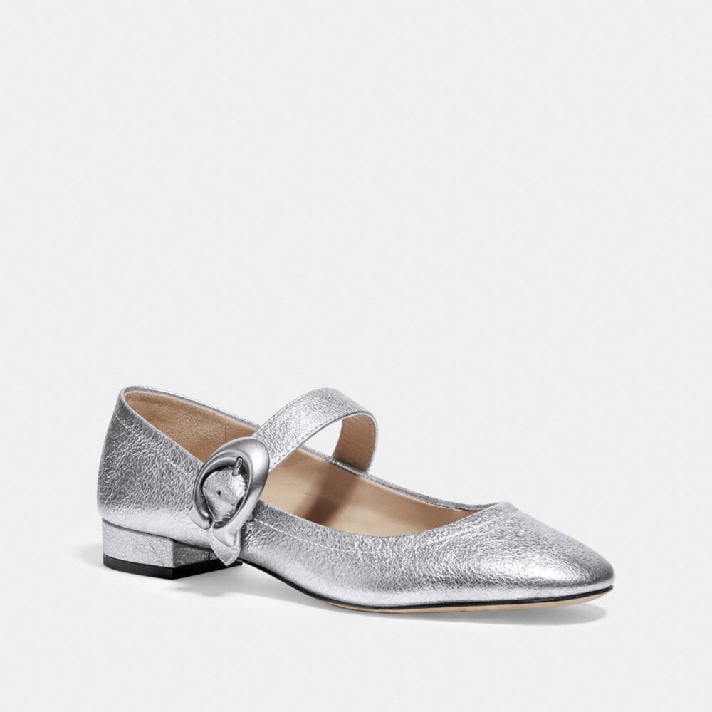 mary jane silver shoes