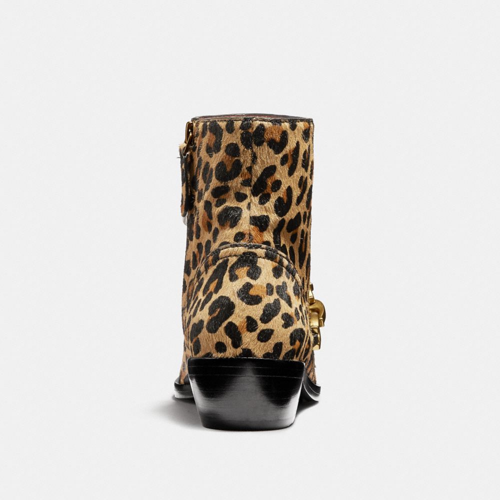 coach leopard boots