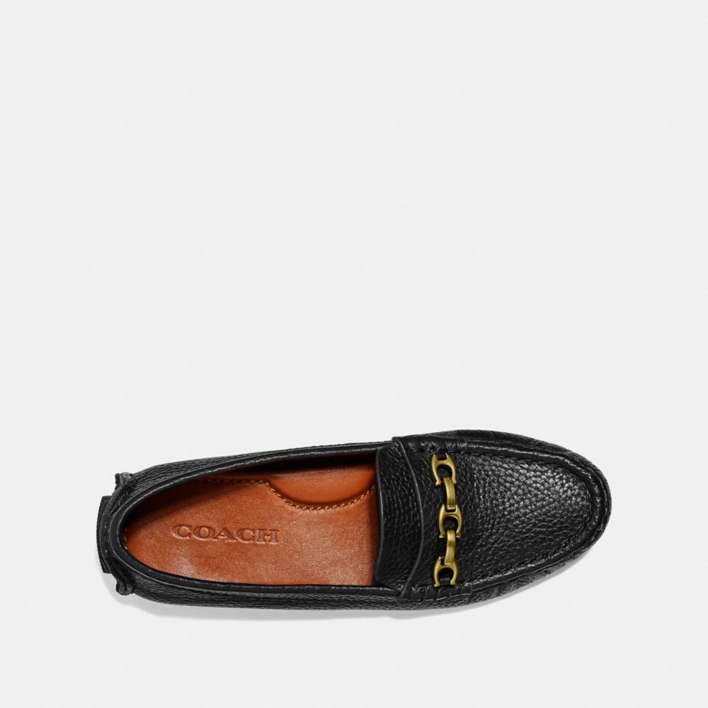 coach crosby driver flats