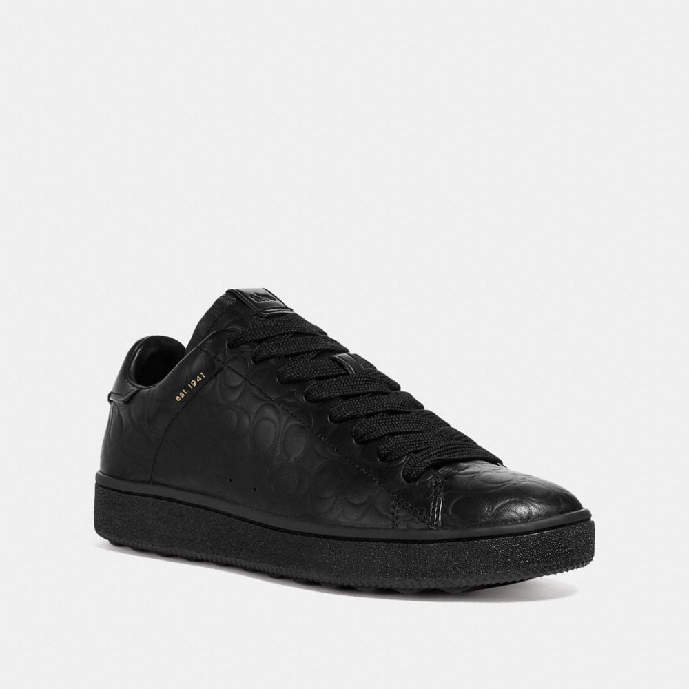 coach black high top sneakers