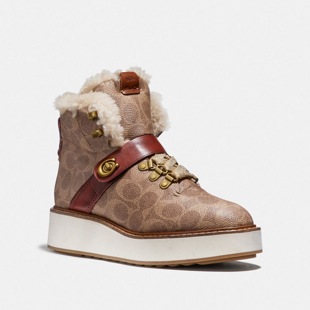coach urban signature hiker boots
