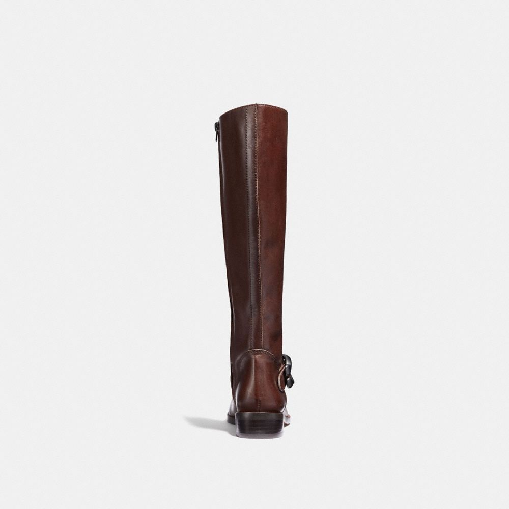coach leather riding boots