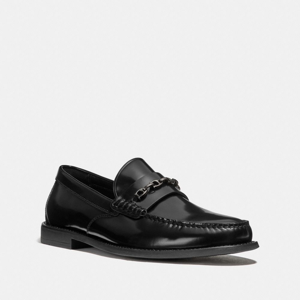 coach chain loafer