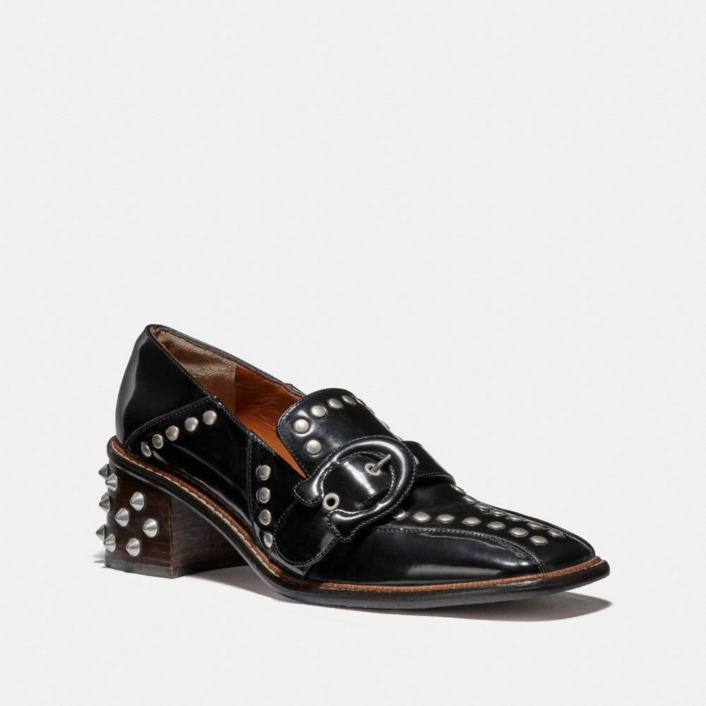 COACH: Signature Buckle Loafer