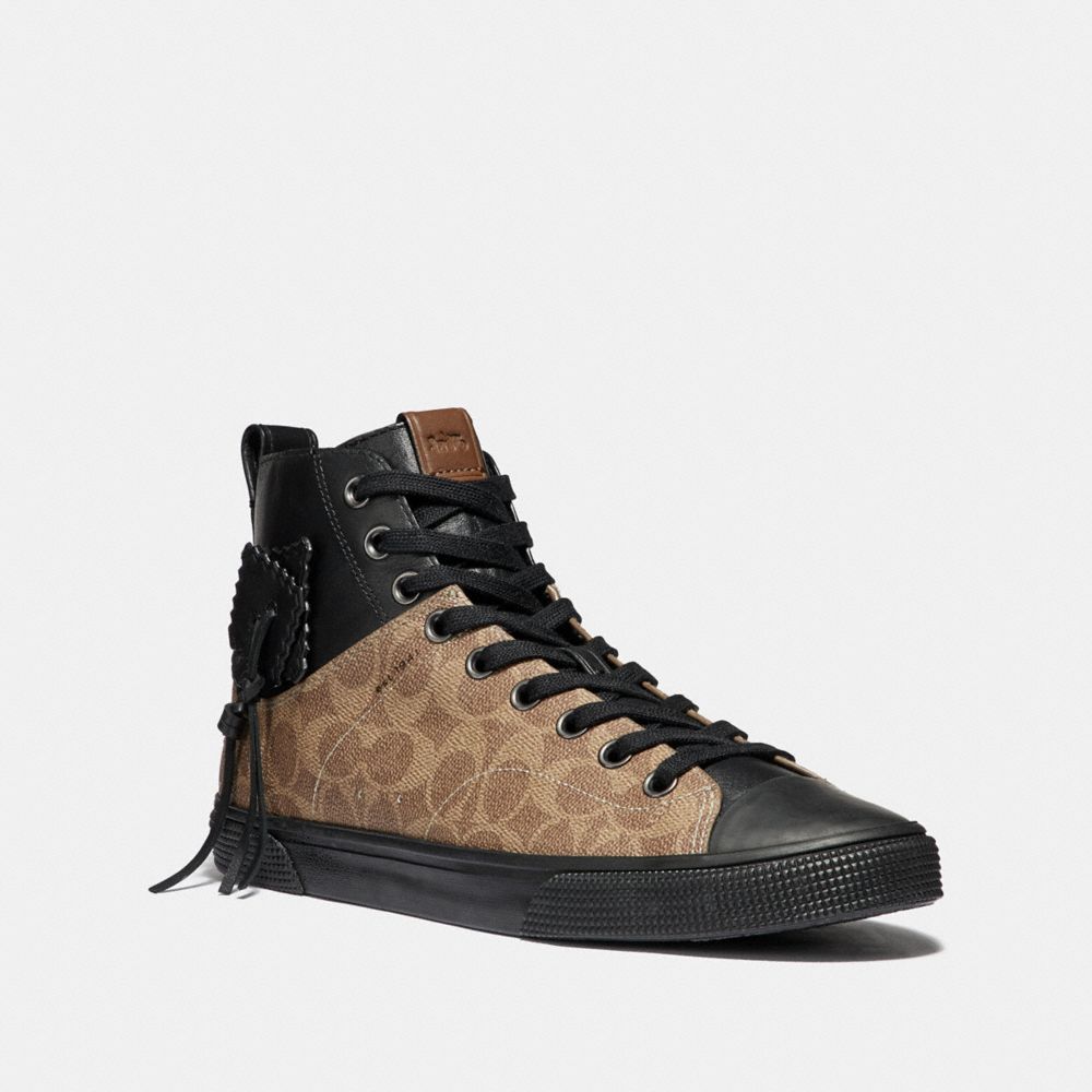 coach high top sneakers