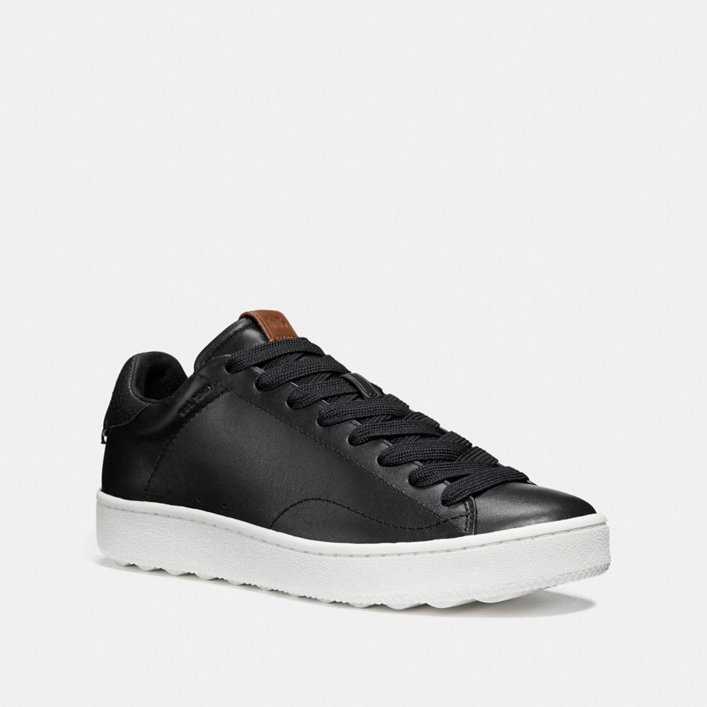 black coach tennis shoes