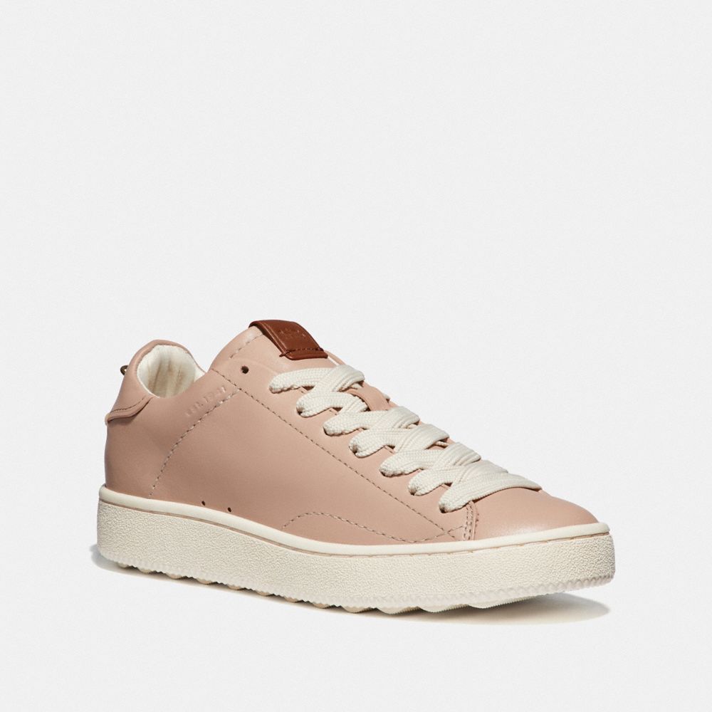 coach c101 low top sneaker pink