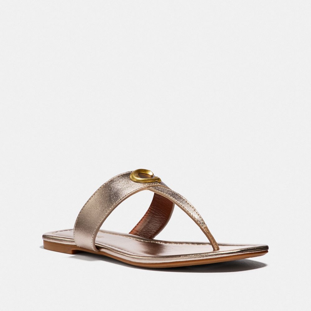 jessie metallic leather sandal
