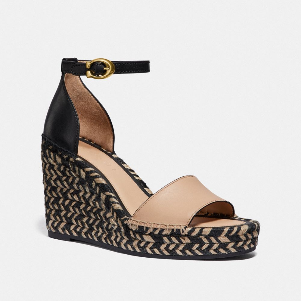 coach wedge pump