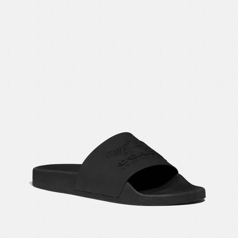sporty black sandals