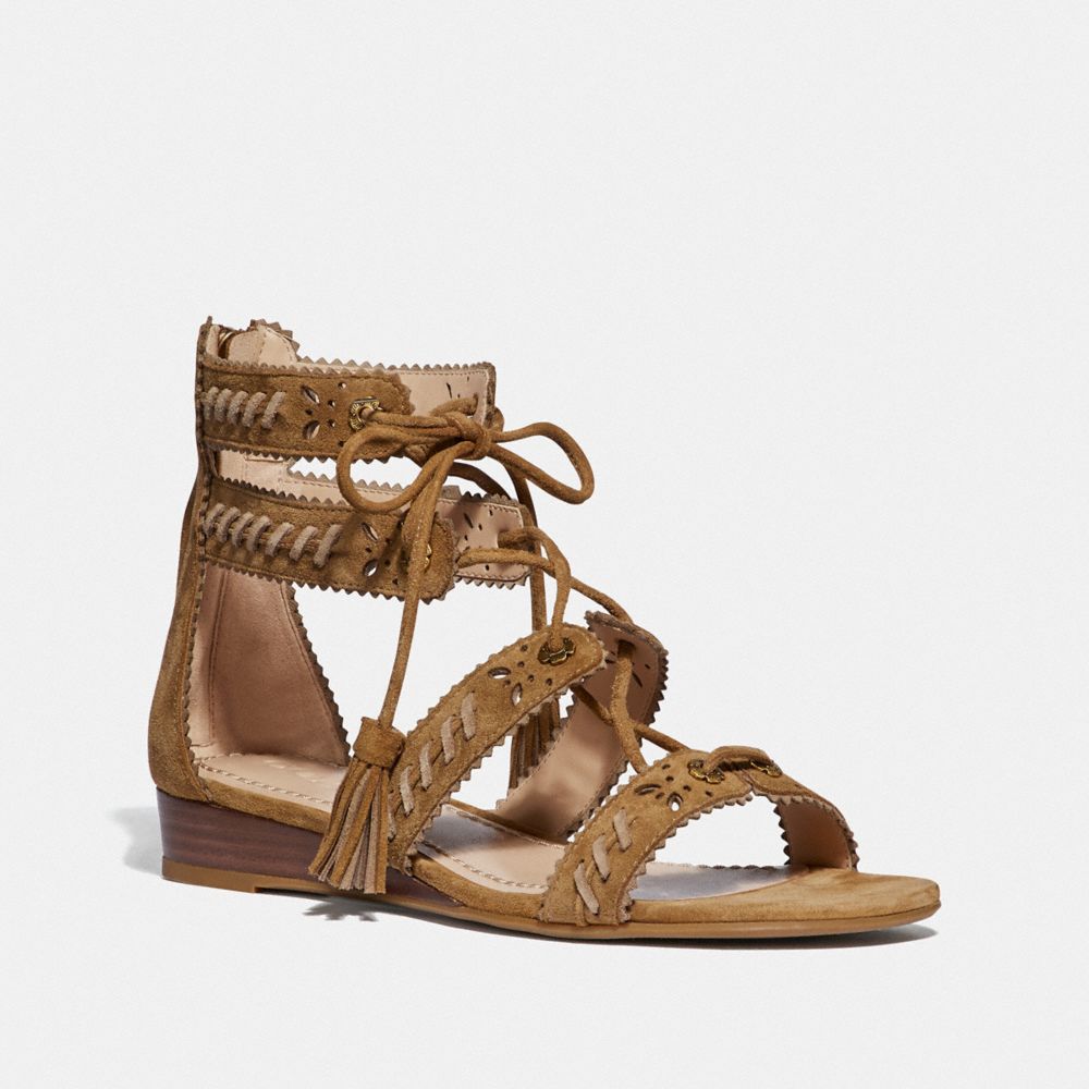 coach via demi wedge sandal